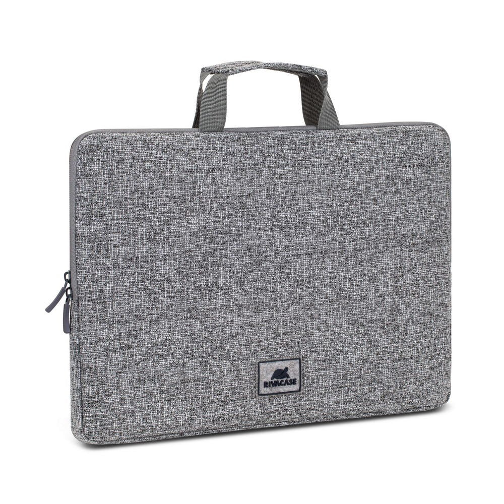 Rivacase 7915 Funda Para Portatil Gris Claro 13,3 Con Asas