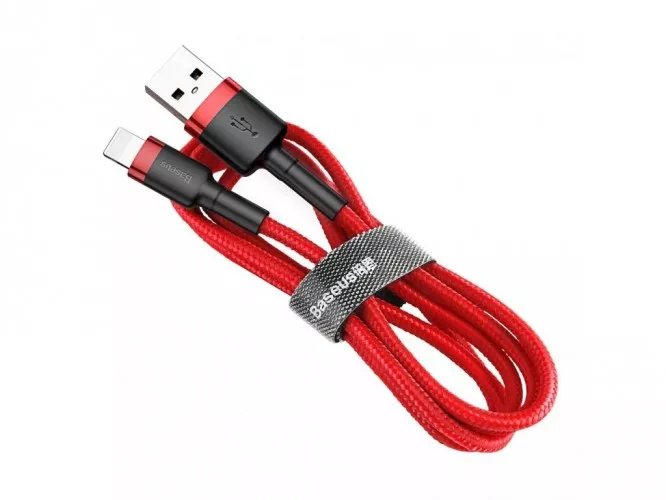 Baseus Lightning Cafule Cable 2a, 3m Red/ Black (Calklf-R09)