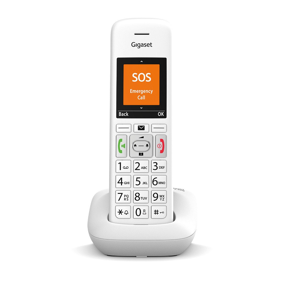 EAN 4250366861845 - Gigaset E390 Teléfono DECT/analógico Identificador de llamadas Blanco imagen 2