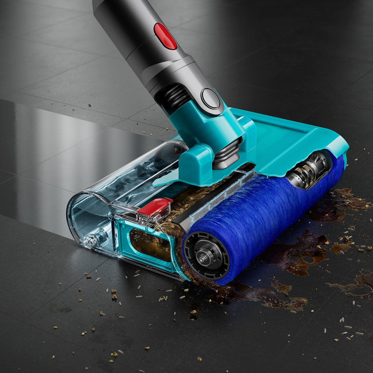 EAN 5025155085073 - Dyson V15s Detect Submarine Aspiradora escoba 2 en 1 Batería Seca y húmeda Sin bolsa Níquel, Amarillo imagen 5