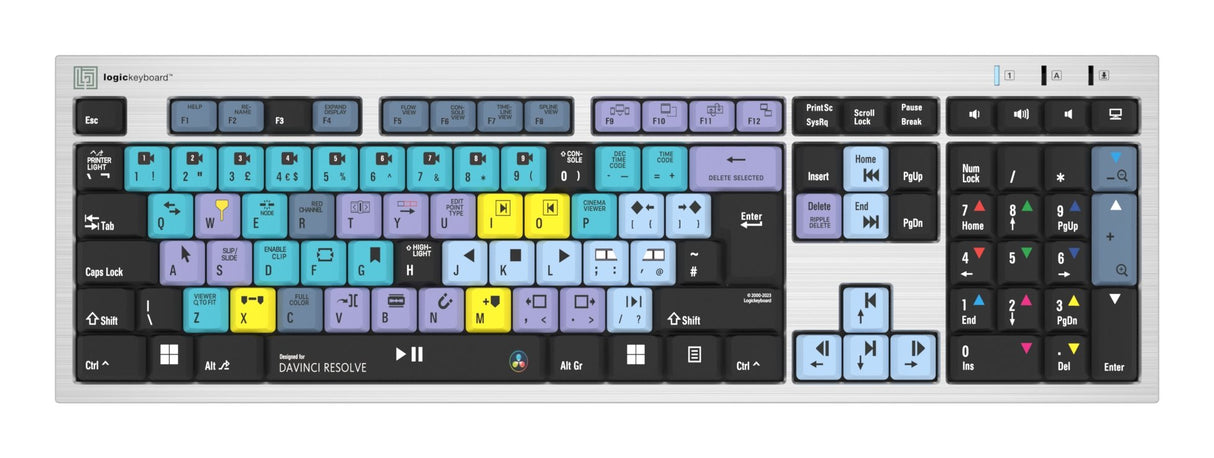 EAN 5707795021658 - Logickeyboard LKB-RESC-AJPU-UK teclado Oficina USB QWERTY Inglés Plata imagen 1