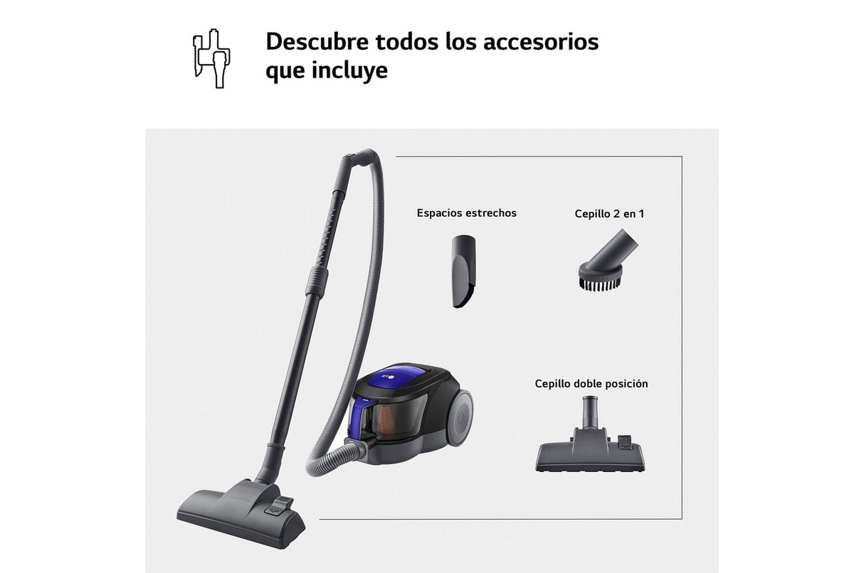 Aspirador De Trineo Lg Vc5506nhtb 650w