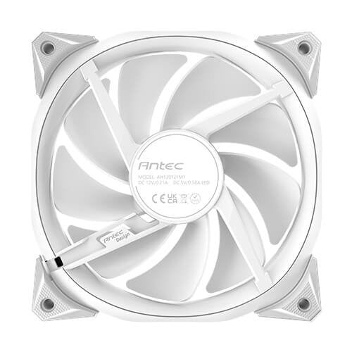 Ventilador De Caja Antec Fusion Rgb - 12cm (Blanco)