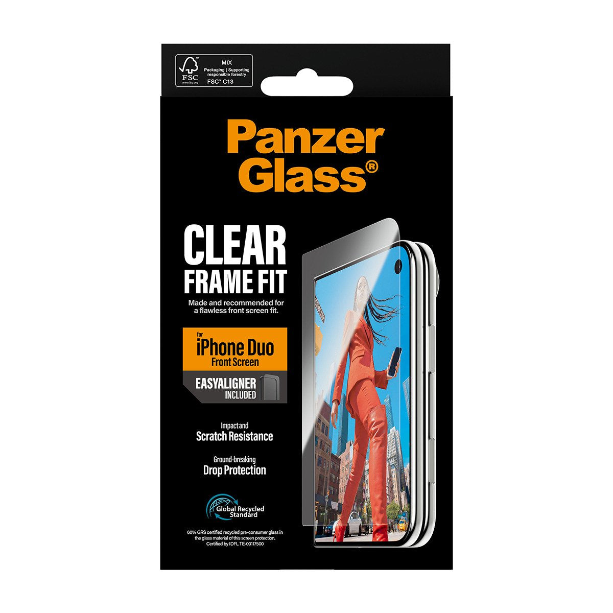 Panzerglass Apple Iphone 2026 Fold Framefit W. Easyaligner (Sub-Screen)