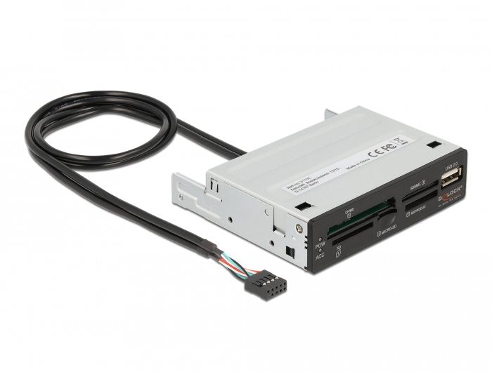 EAN 4043619917082 - DeLOCK 91708 lector de tarjeta Interno Negro, Gris imagen 1
