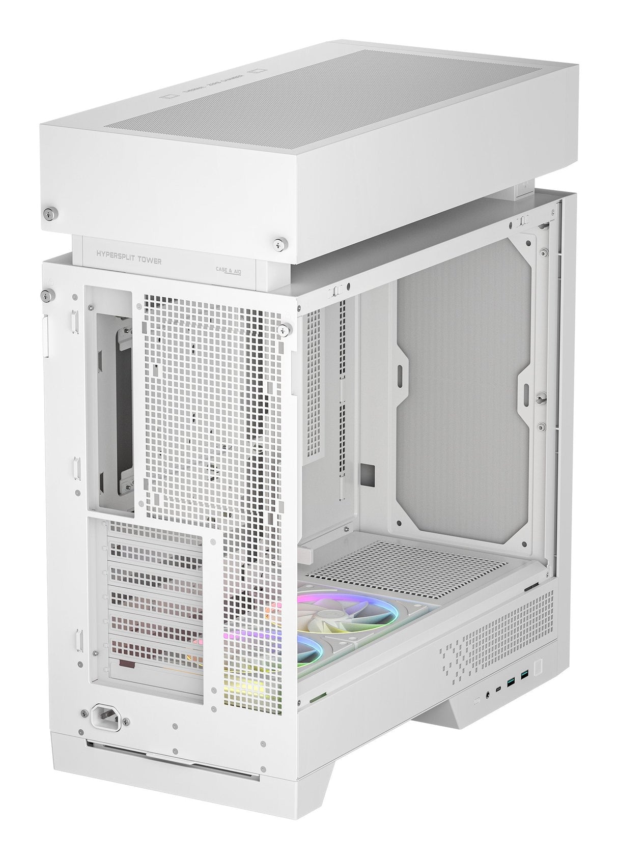 Caja Pc Deepcool Cl660 Atx Tower Case, White
