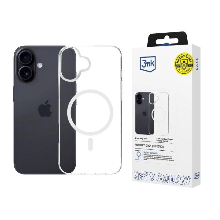 Etui Armor Magcase Do Apple Iphone 17 Przezroczyste
