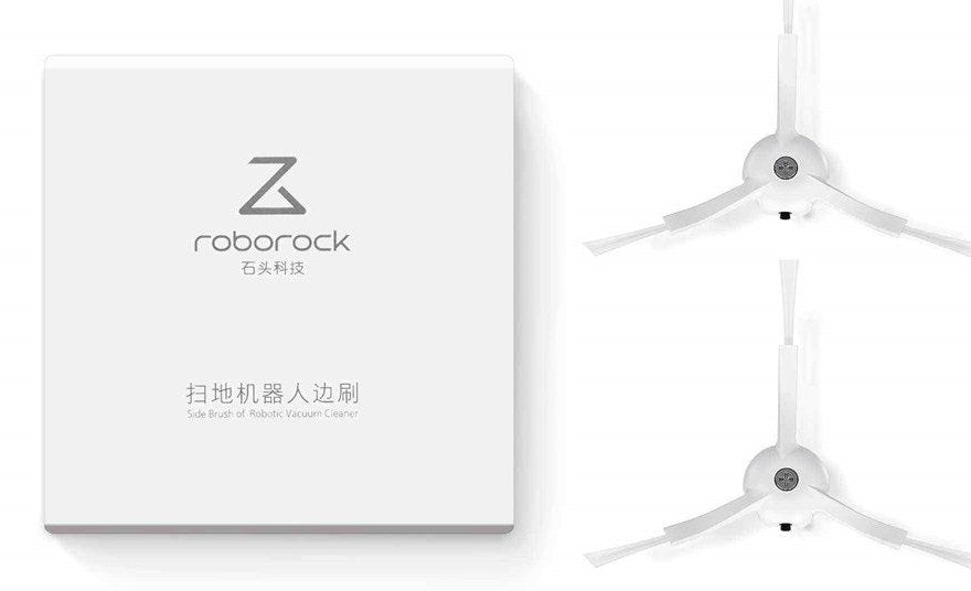 Accesorio / Cepillo Lateral Para Mi, Mijia Roborock (S6, S5, E35, E2,S50, S55) Negro