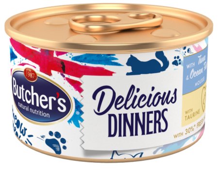 Butcher'S Classic Delicious Dinners Con Atún Y Pescado De Mar - Lata 85g