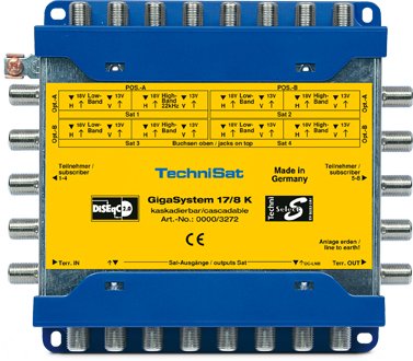 EAN 4019588032729 - TechniSat GigaSystem 17/8 K imagen 1