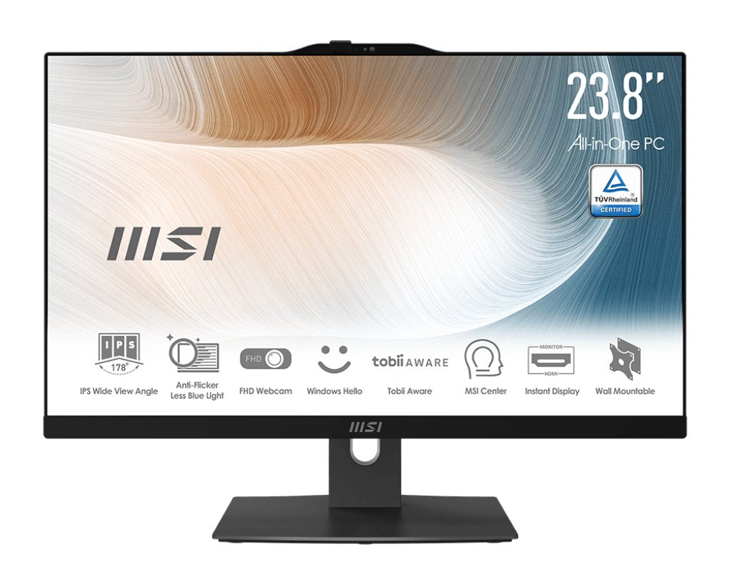 All In One Msi Am242tp-1264 I5-1235u 16 512 Dos 24" Tac.N