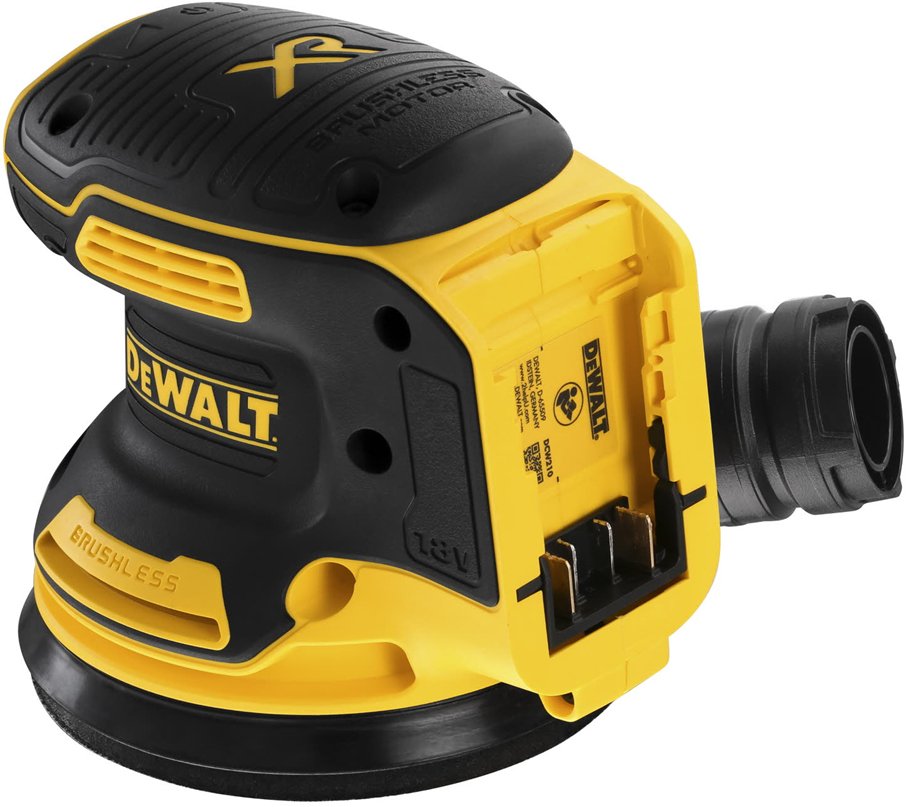 Lijadora Rotorbital Dewalt Dcw210nt-Xj 12000 Rpm Negro, Amarillo