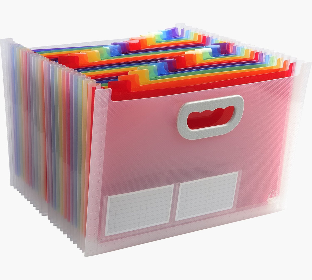 Exacompta Maletín Clasificador C/Asa 24 Compartimentos Cristal