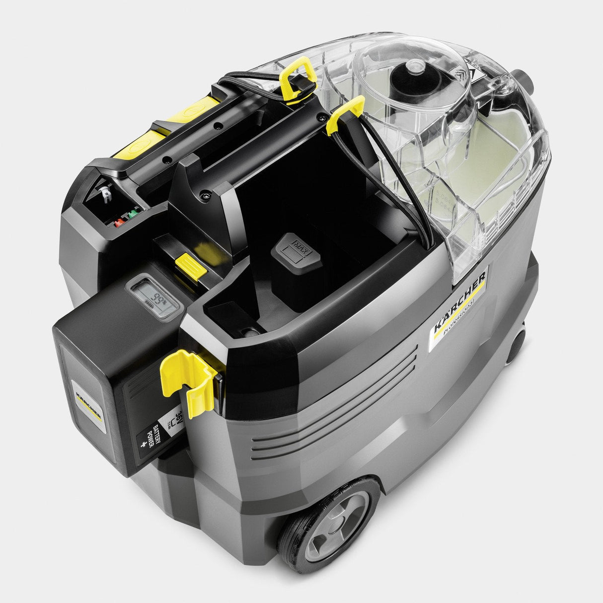 EAN 4054278681221 - Kärcher 1.101-702.0 máquina de limpieza de alfombras Caminar-detrás Profundo Negro, Gris, Amarillo imagen 6