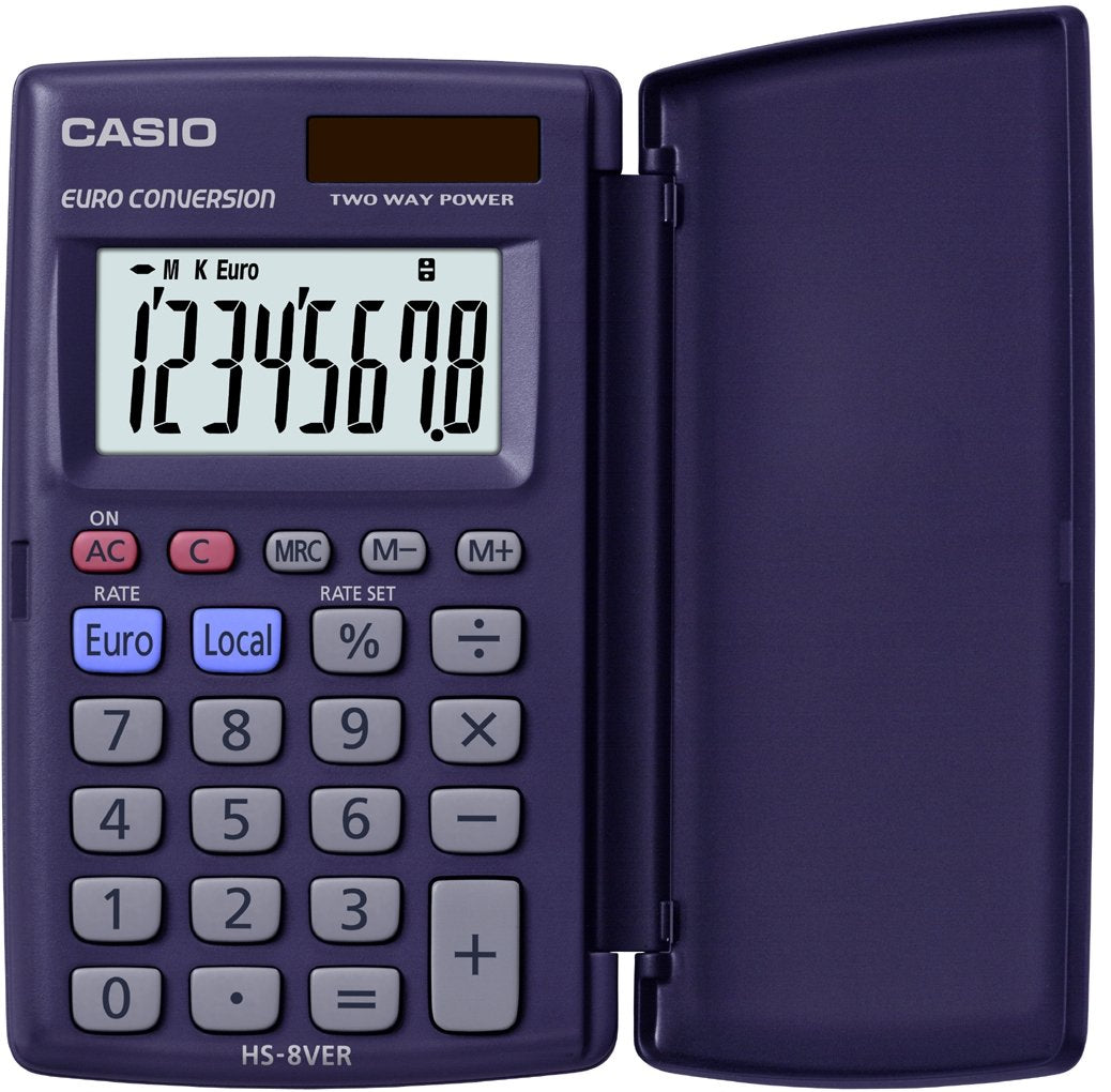 Casio Calculadora De Oficina Violeta Oscuro Hs-8ver
