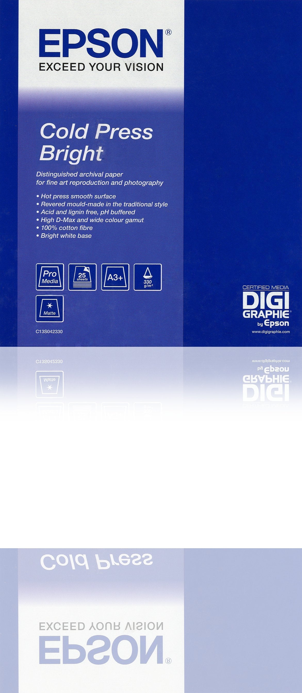 Epson Cold Press Bright 17" X 15 M