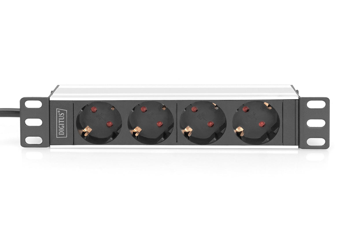 EAN 4016032474777 - Digitus DN-95418 unidad de distribución de energía (PDU) 4 salidas AC 0U/1U Negro imagen 2