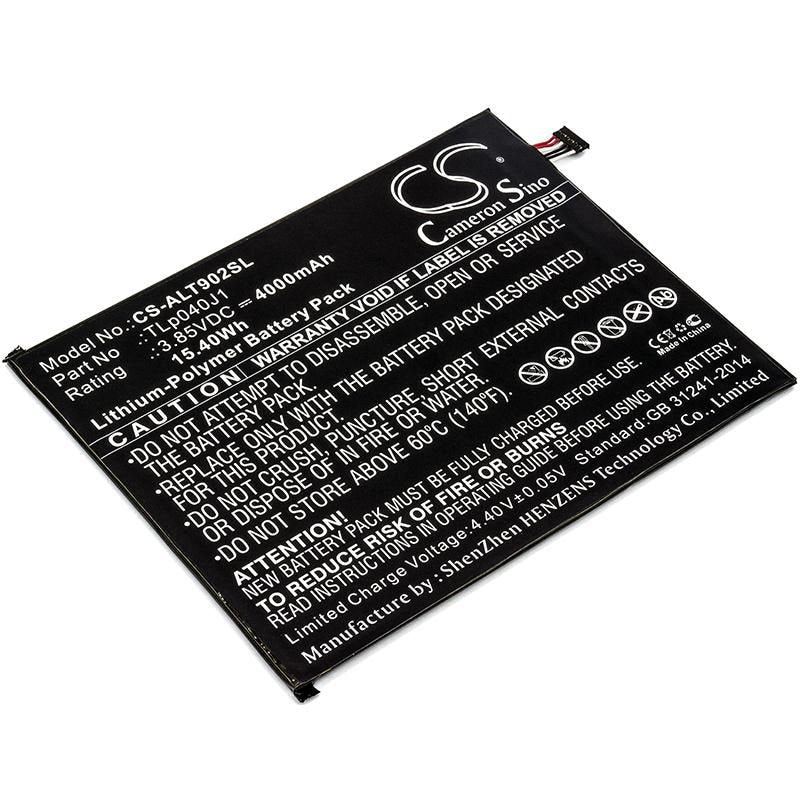 Battery 15.2wh Li-Ion 3.8v 4000mah For Alcatel Mobile