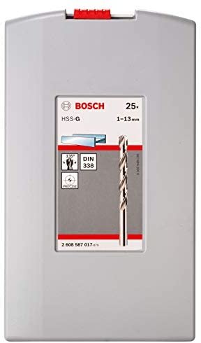 Juego De Brocas Para Metal Bosch Probox Hss-G, Din 338, 135° (25 Piezas) 2608587017