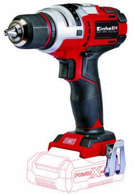 Taladro Atornillador Inalámbrico Einhell Te-Cd 18 Li E - Solo (Rojo/Negro, Sin Batería Ni Cargador) 4513870