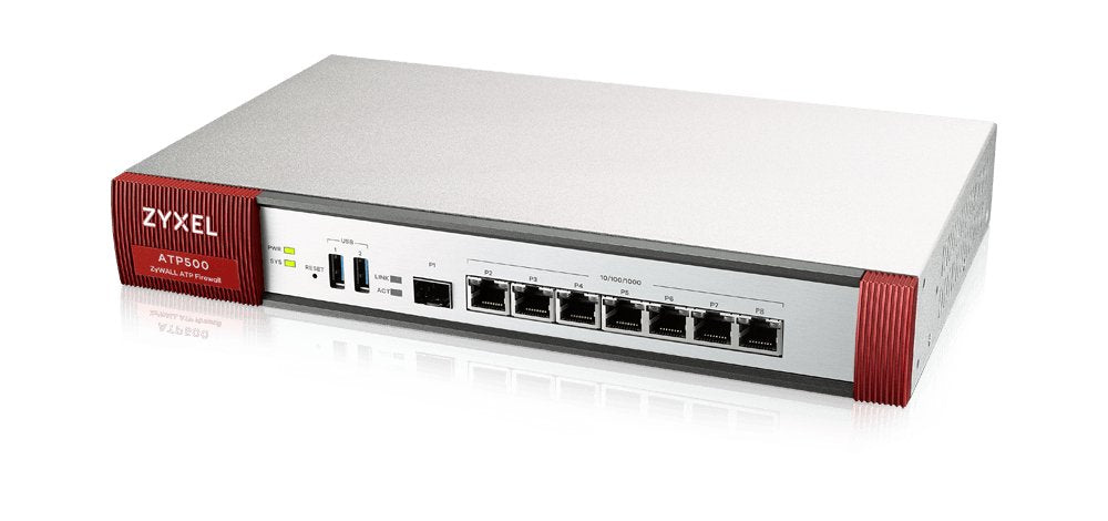 Firewall Zyxel Atp500 7 Gigabit User-Definable Ports 1sps 2 Usb