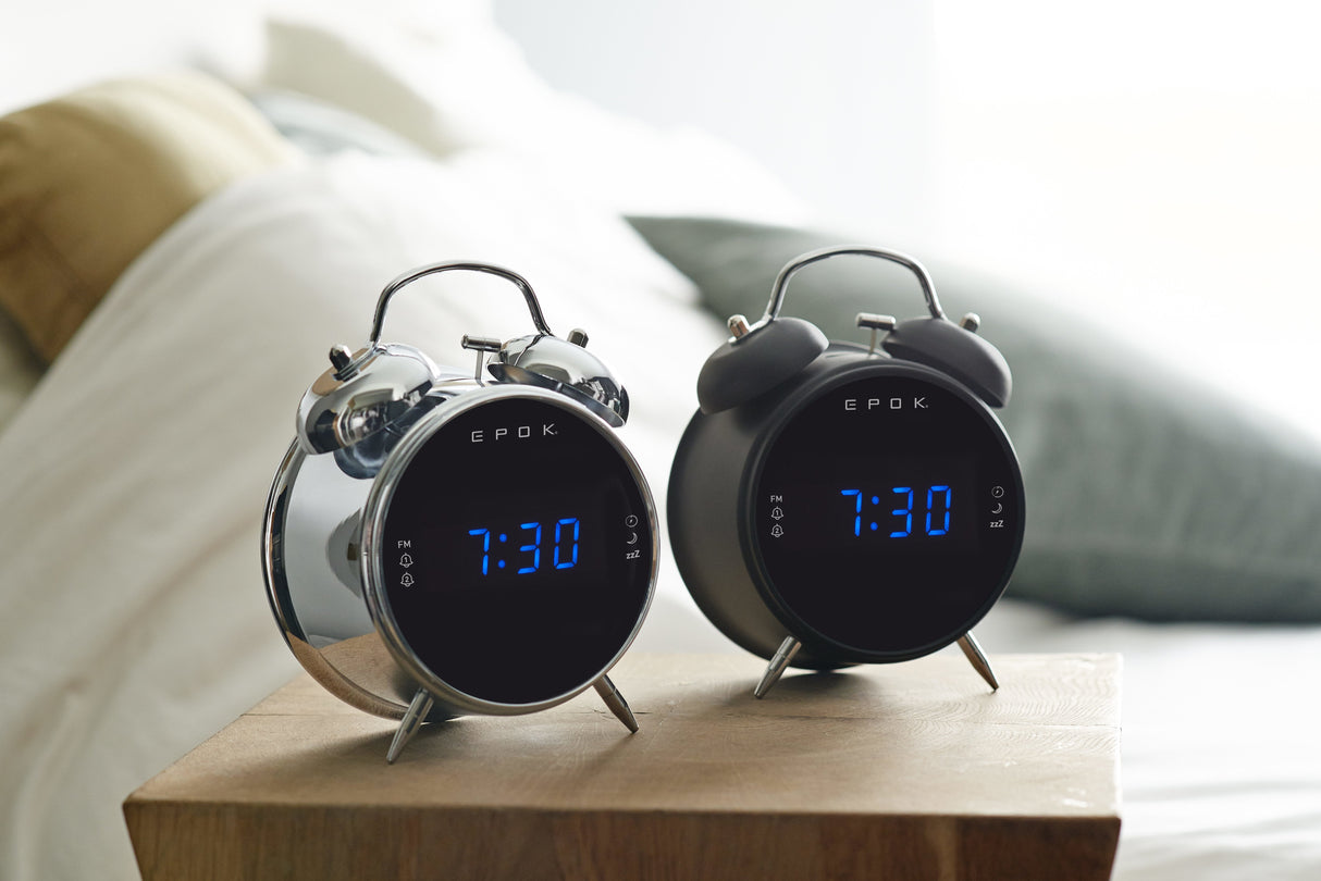 Bigben Epok Despertador Radiofonico Retro - Radio Fm Con Pantalla Led - Despertador Por Radio O Zumbador - Funciones De