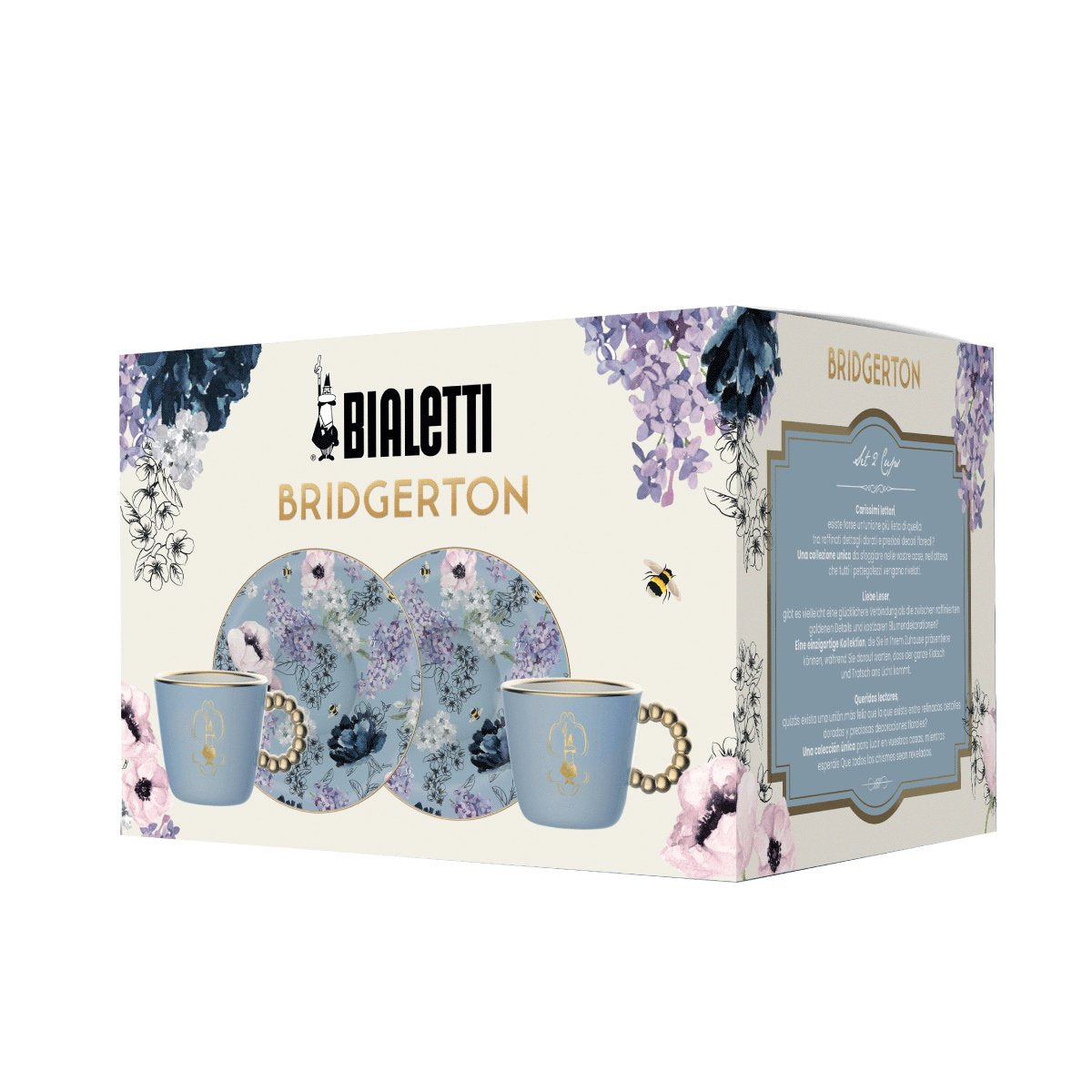 EAN 8006363074476 - Bialetti BRID001 tazón Azul Café 2 pieza(s) imagen 2