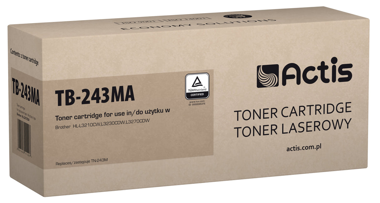 EAN 5901443111207 - Actis TB-243MA cartucho de tóner 1 pieza(s) Compatible Magenta imagen 1