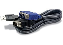 EAN 0710931304367 - Trendnet TK-CU15 cable para video, teclado y ratón (kvm) Negro 4,5 m imagen 1