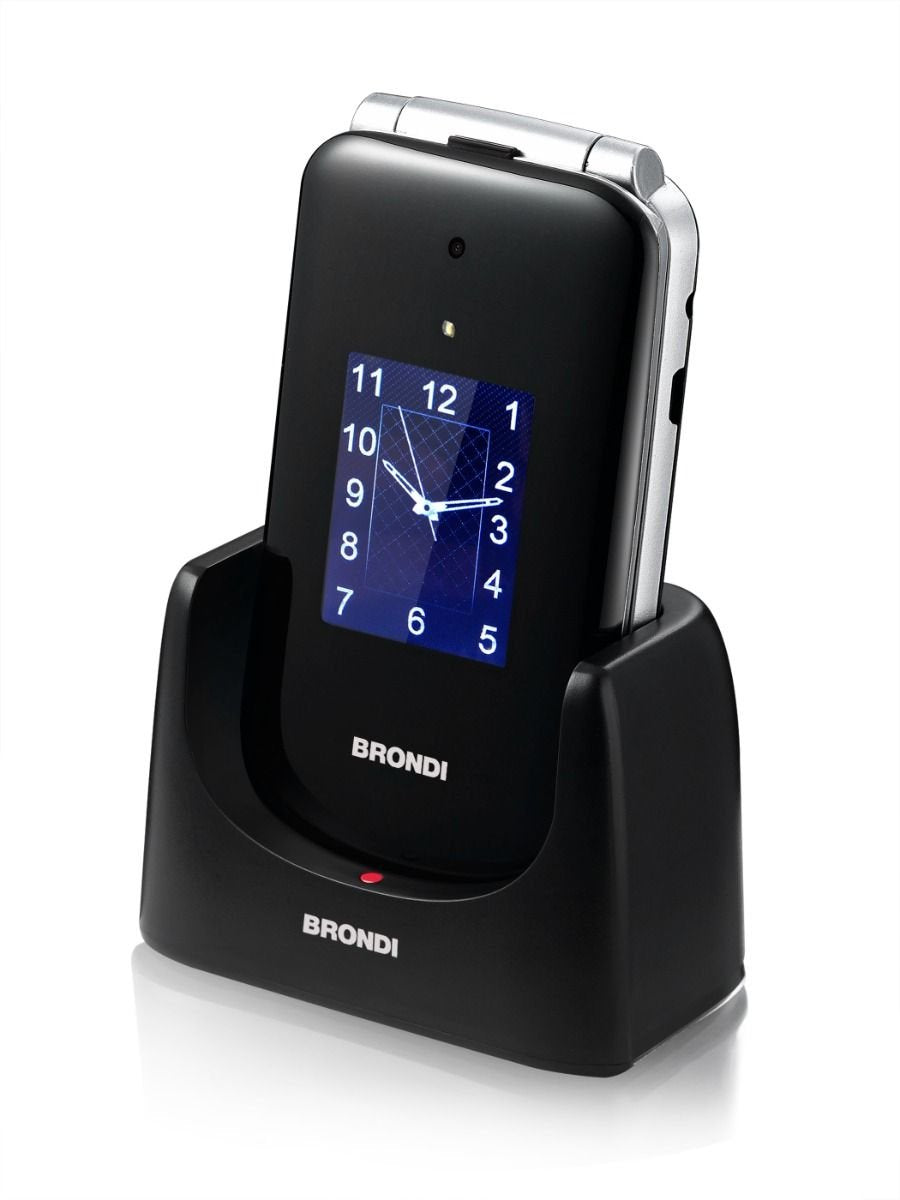 EAN 8015908770902 - Brondi Amico Supervoice 7,11 cm (2.8") Negro Teléfono para personas mayores imagen 2