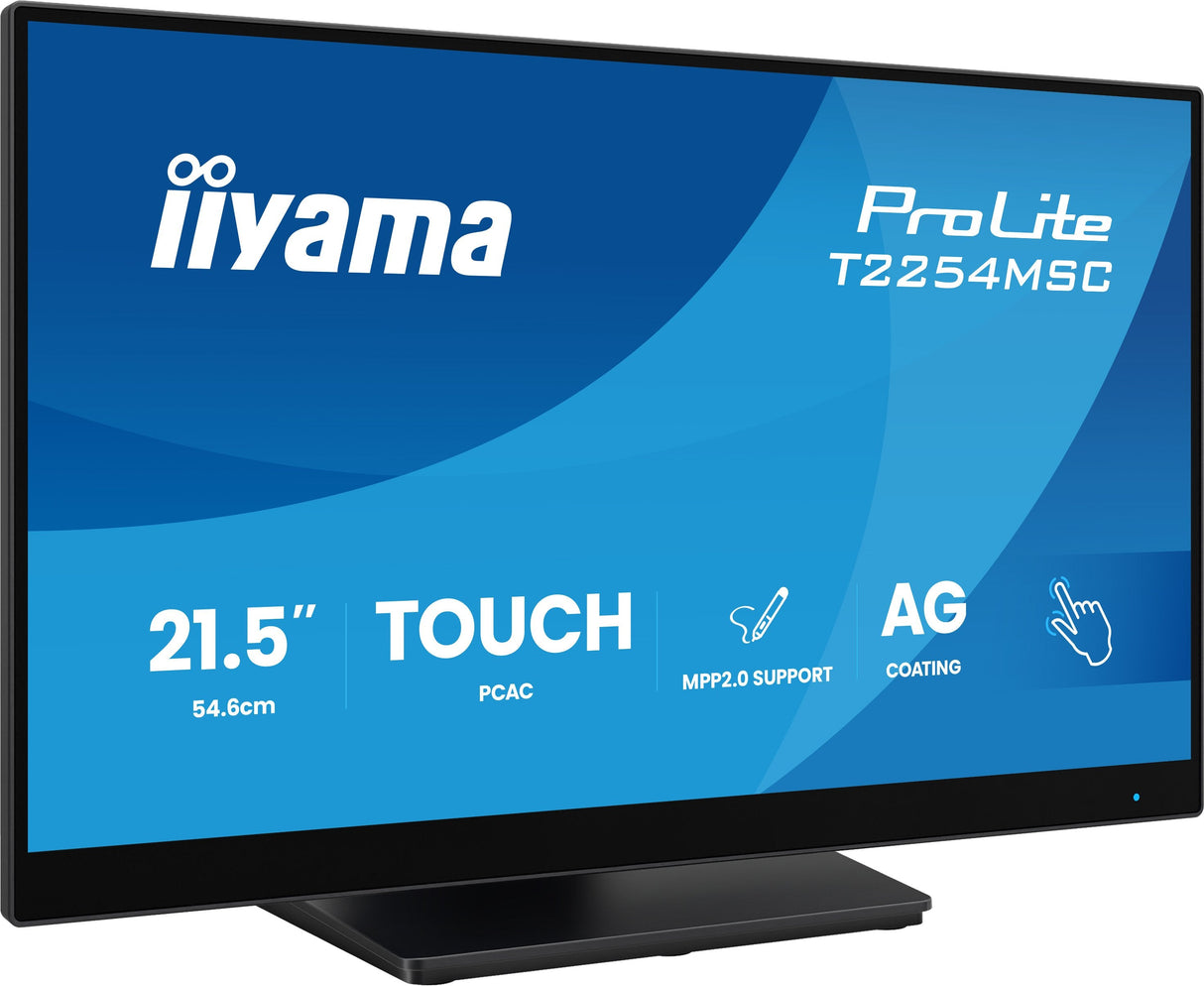 Iiyama 54.6cm 21,5" T2254msc-B2ag 16:9 M-Touch Hdmi+Dp+Usb