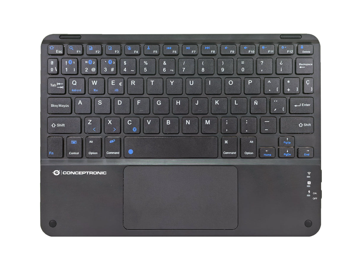 Conceptronic Wireless Teclado, Layout Spanisch 10" Negro
