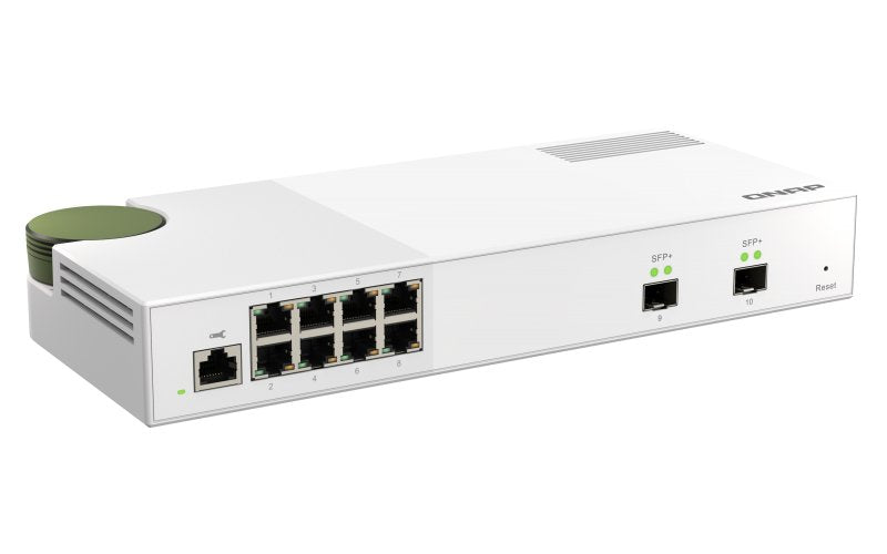 Switch Qnap Qsw-M2108-2s 10 Port 2x Sfp+10gbps , 8x Rj-45 2.5gbps