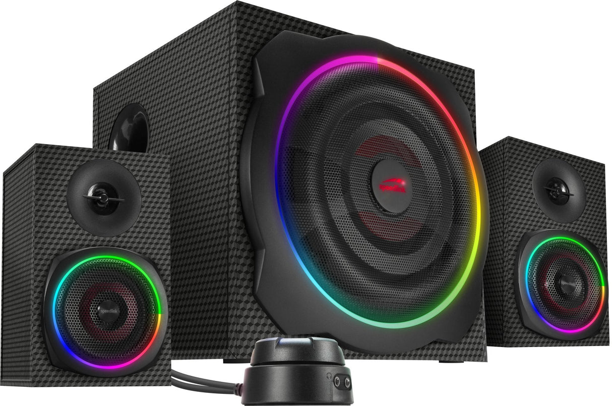 Gravity Carbon Rgb, Lautsprecher Schwarz, 60 W, Bluetooth, Klinke, Rgb