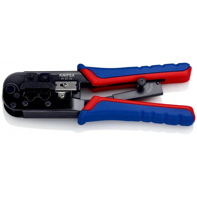 EAN 4003773043171 - Knipex 97 51 10 Herramienta para prensar Negro, Azul, Rojo imagen 2