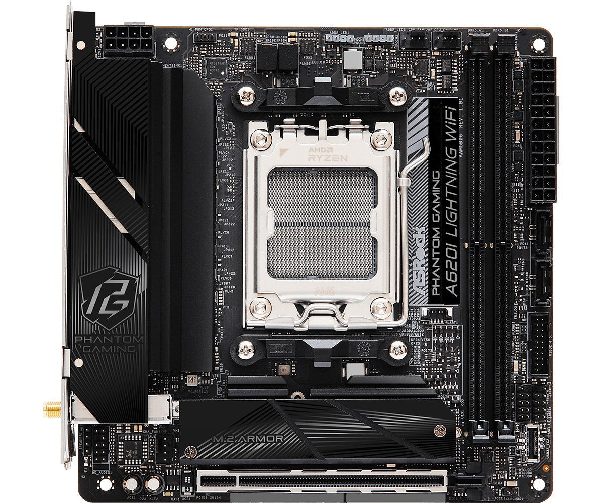 EAN 4710483944246 - Asrock A620I Lightning WiFi AMD A620 Zócalo AM5 mini ITX imagen 2