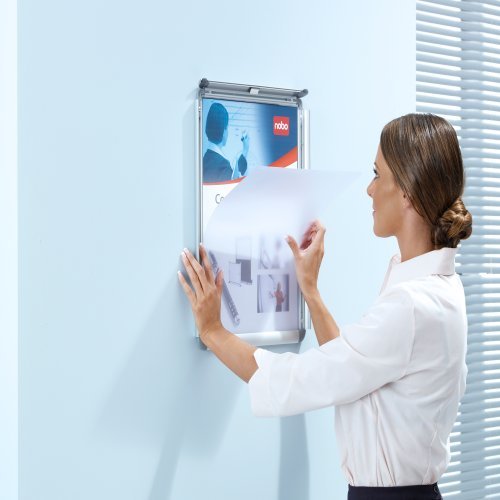 Nobo Vitrina Porta Posters Clipdown A3