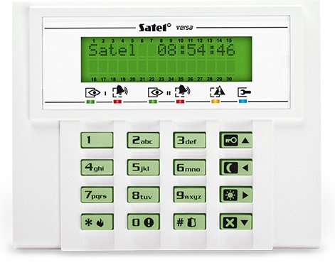 Keypad Lcd /Versa Green/Versa-Lcd-Gr Satel