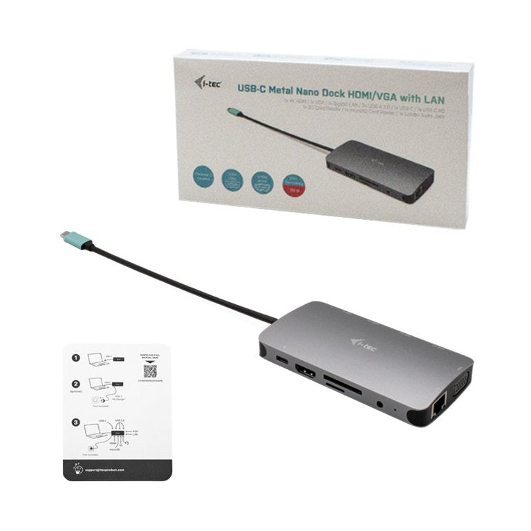 I-Tec Usb-C Metal Hub 1x Usb 3.0 + 3x Usb 2.0