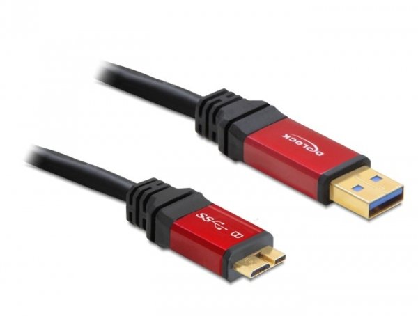 Delock Cable Usb 3.0 Typ-A Macho > Usb 3.0 Typ Micro-B Macho 3 M Premium