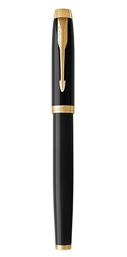 Parker Rollerball Im Negro Lacquer F Schw Caja De Regalo