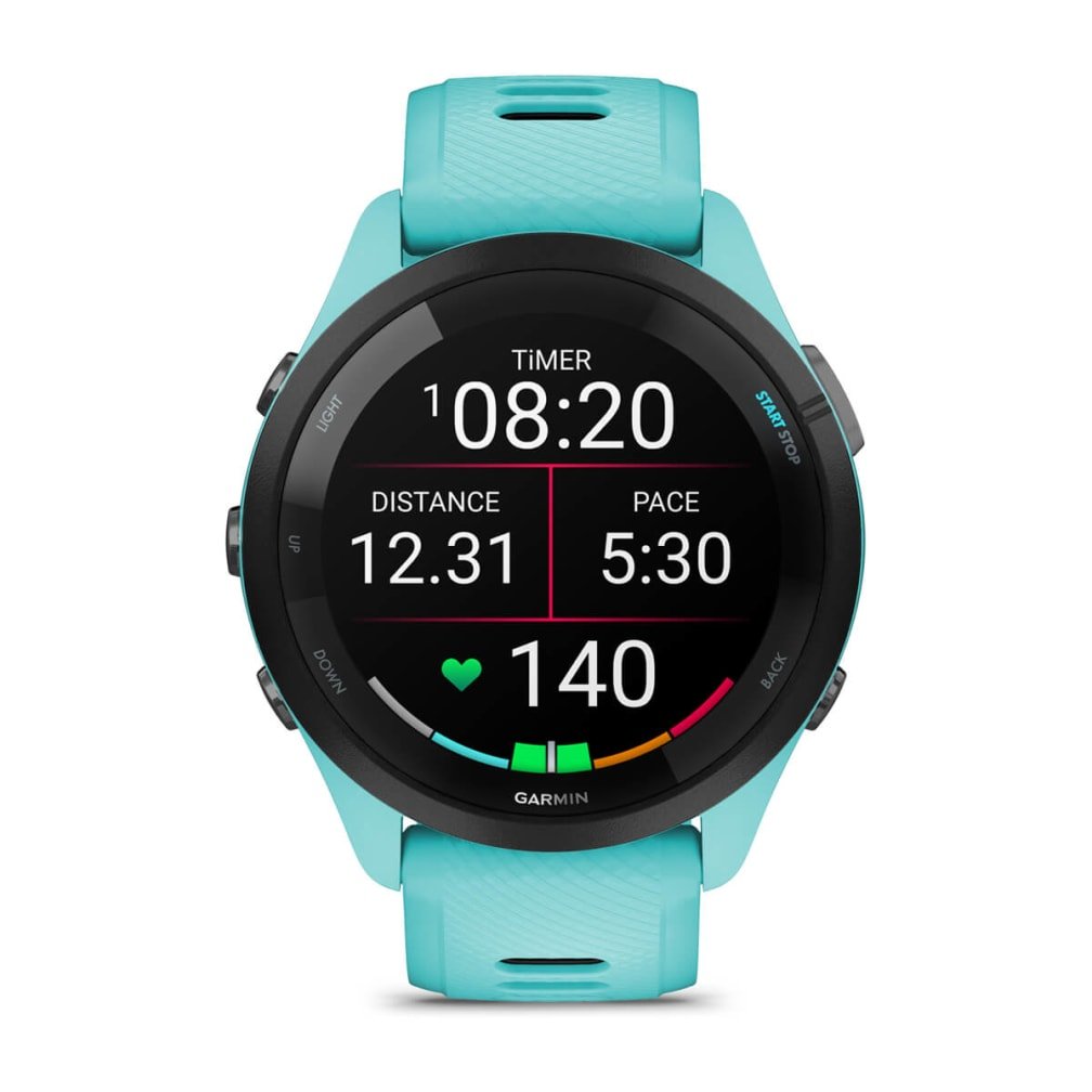 Garmin Forerunner 265 3,3 Cm (1.3") Amoled 46 Mm Negro, Azul Gps (Satélite)