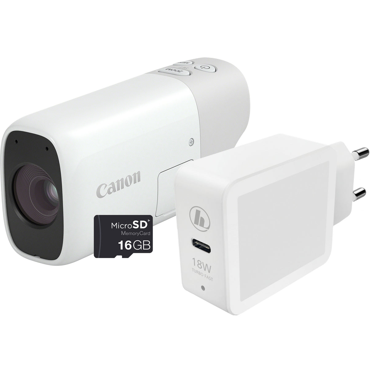 Camara Digital Canon Powershot Zoom 12.1 Mp - 1 - 3pulgadas - Wifi - Bluetooth - Movie Full Hd - White