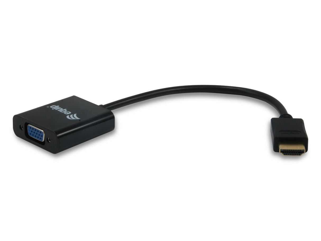 Equip Adaptador Hdmi A Vga M/H Con Audio Jack 3.5 0.15m Negro 11903607