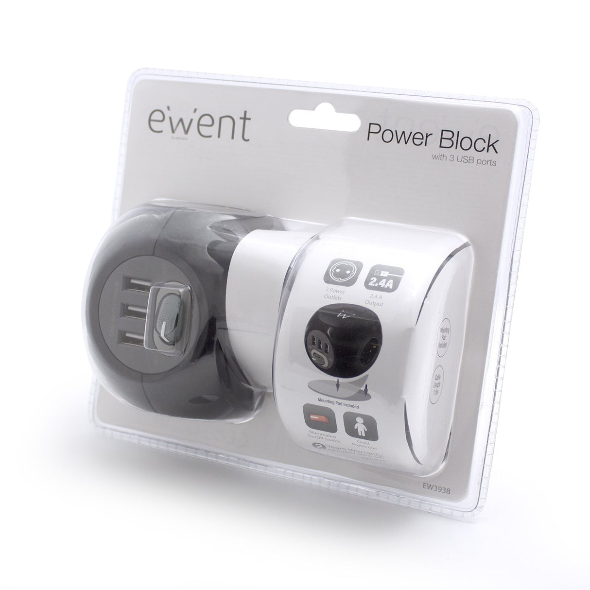 EAN 8054392614033 - Ewent EW3938 adaptador e inversor de corriente Interior Negro imagen 6