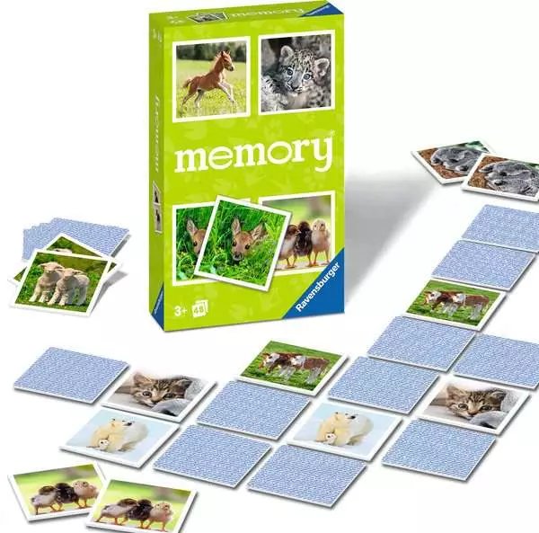 Ravensburger Animal Bebe Memoria, Juego De Memoria 22458