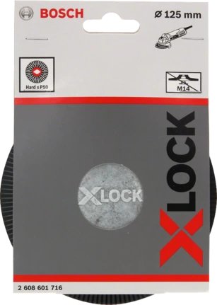 Bosch Professional Placa De Soporte X-Lock Dura, Ø 125 Mm, Placa Lijadora 2608601716