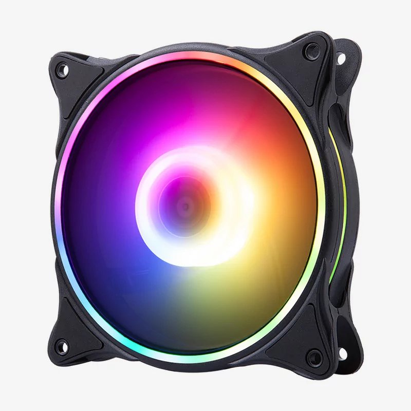 EAN 8436545693384 - Hiditec N18 ARGB Carcasa del ordenador Ventilador 12 cm Negro imagen 2