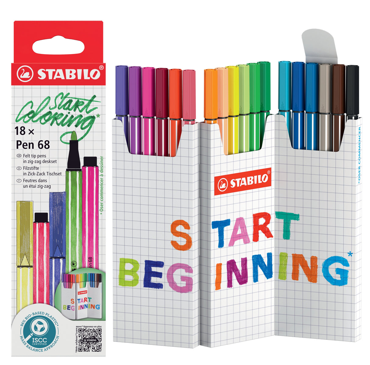EAN 4006381616751 - STABILO Pen 68 rotulador Medio Multicolor 18 pieza(s) imagen 5