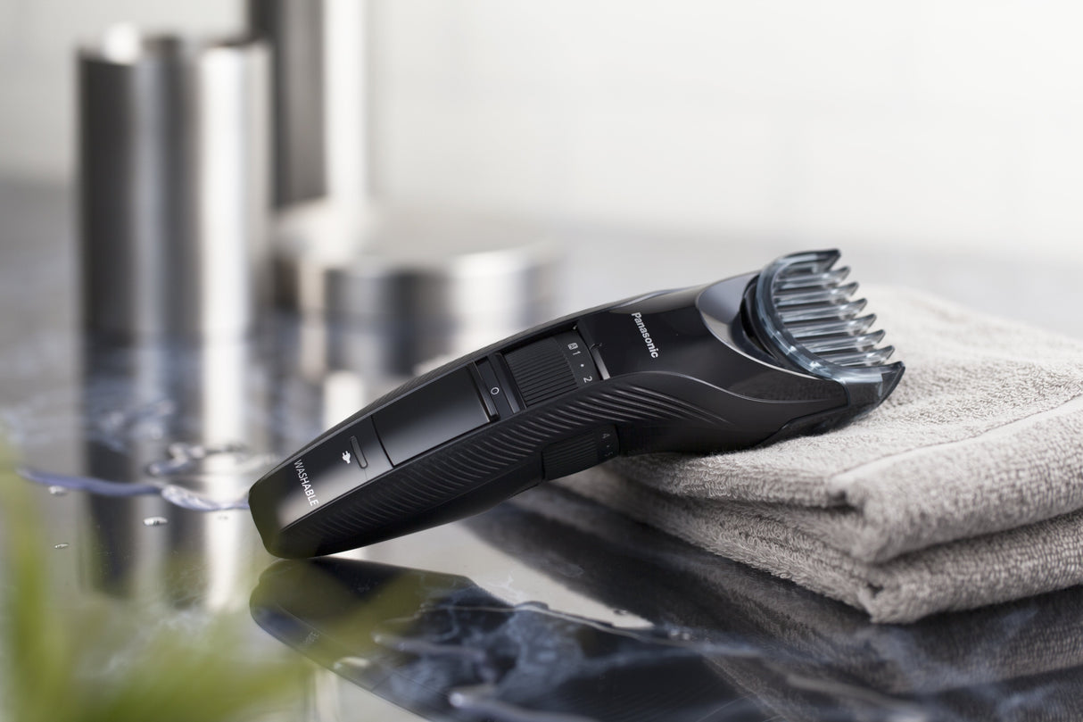 Cortadora De Pelo Panasonic Er-Gc53-K503, Tiempo De Funcionamiento 40 Min, Tiempo De Carga 8 H, Negra